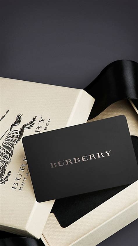 burberry gift card